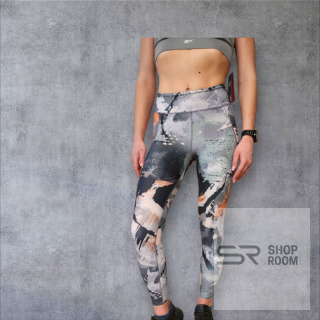 Legginsy treningowe długie Reebok Lux Bold