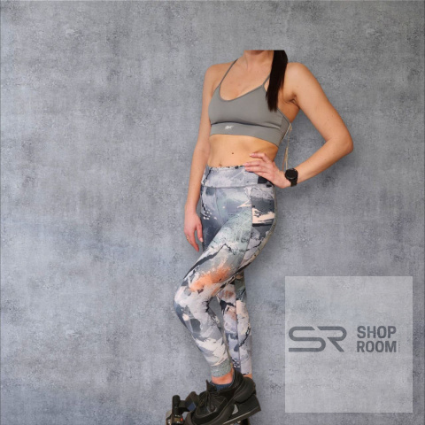 Legginsy treningowe długie Reebok Lux Bold